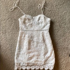 Forever 21 White eyelet dress